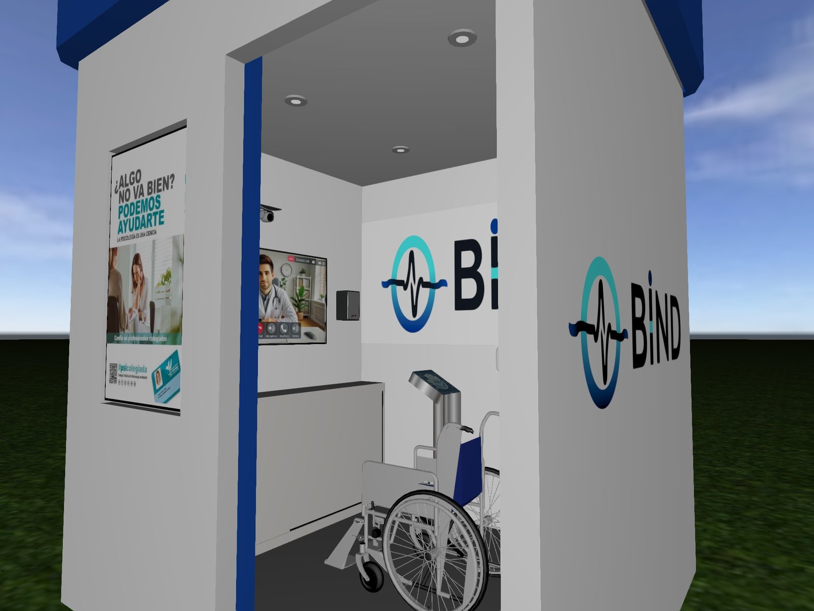 Cabina de Telemedicina BinD - Detalle tecnológico